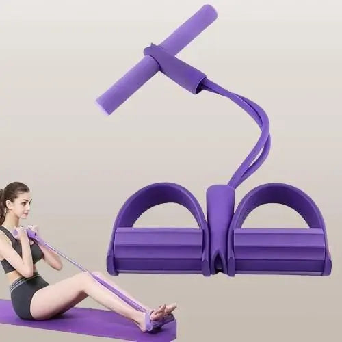 FlexPull Pro Resistance Band & Yoga Band – Pedal Fitness Puller for Stretching & Home Gym