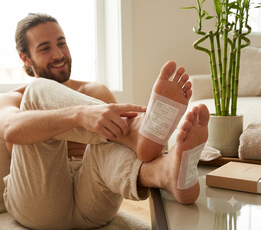 Ginger Detox Foot Patches — Deep Cleanse & Pain Relief (Pack of 10)