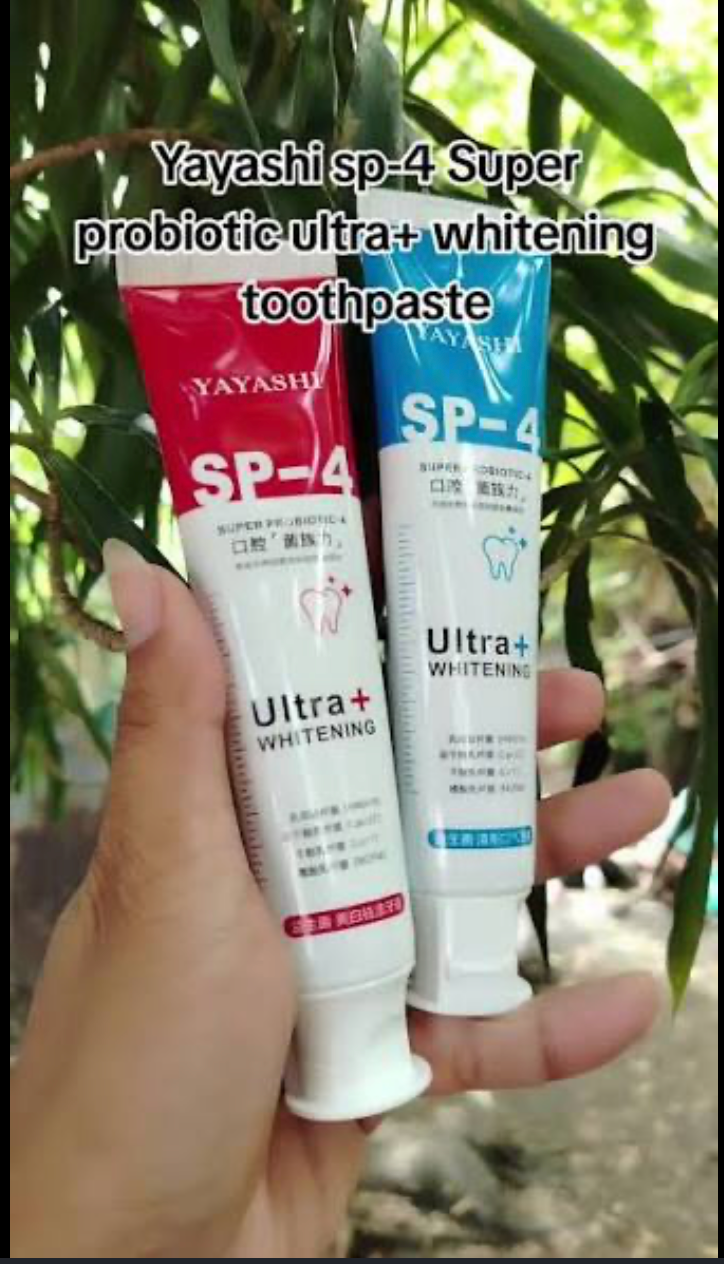 Probiotic Ultra Whitening Toothpaste – Pack of 2 | Whiter Teeth in 7 Days