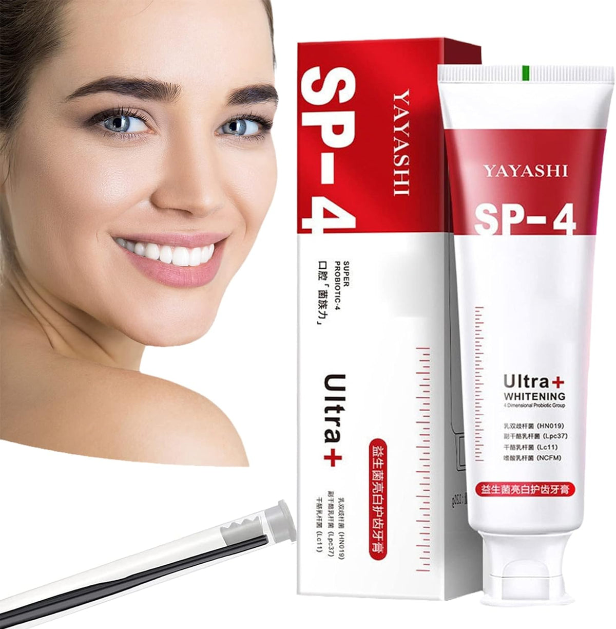 Probiotic Ultra Whitening Toothpaste – Pack of 2 | Whiter Teeth in 7 Days