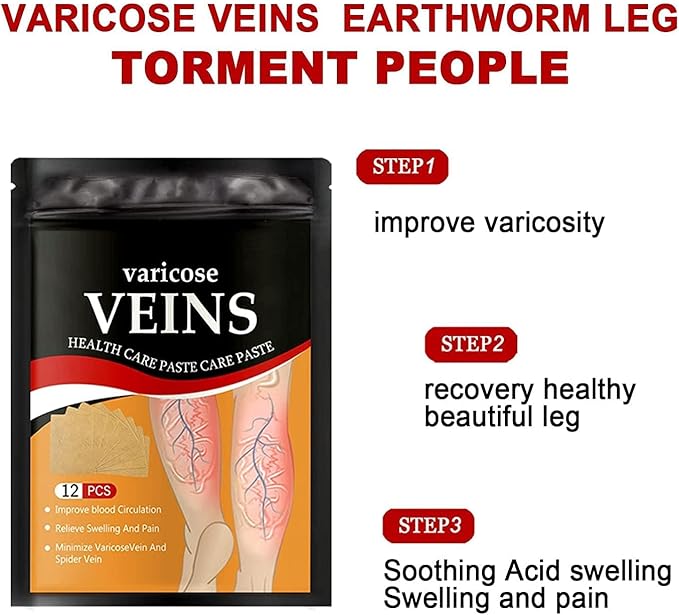 Varicose Veins Treatment Patch – 12 PCS