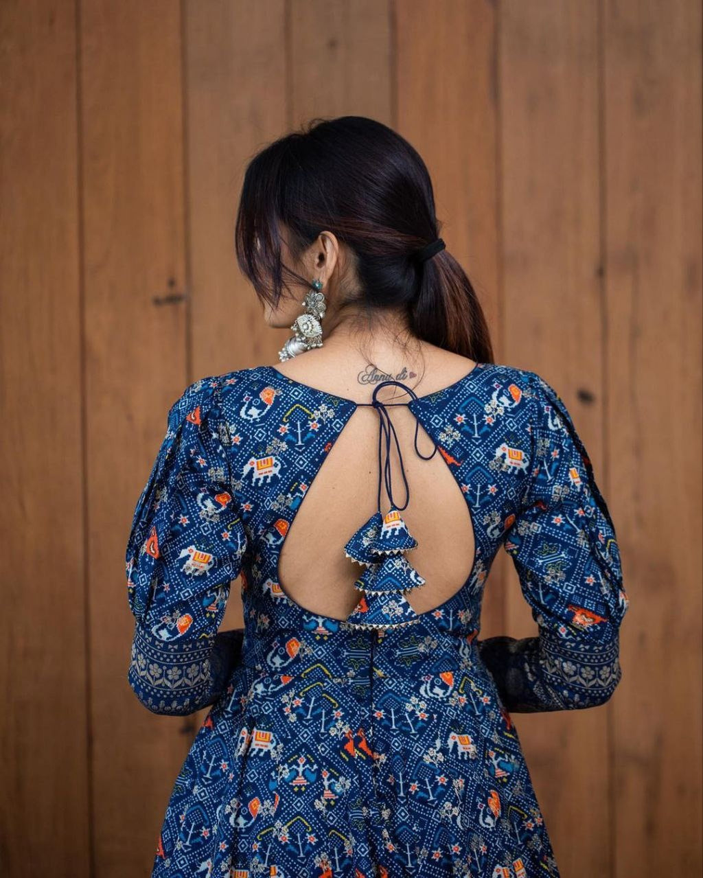 HyprFLOW™ Printed Georgette Gown — Festive & Wedding Luxury Wear | Women