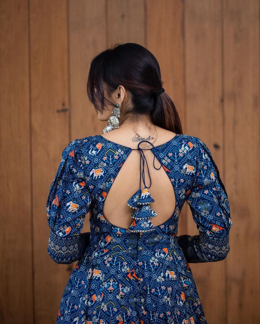 HyprFLOW™ Printed Georgette Gown — Festive & Wedding Luxury Wear | Women