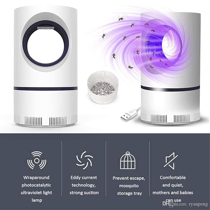 BuzzOff Elite UV Mosquito Killer Lamp – Electric Bug Zapper & Insect Killer for Home