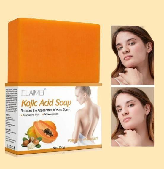 HyprFLOW Kojic Acid Soap Pack of 3 – Brightening Bar for Dark Spots, Hyperpigmentation & Glowing Skin