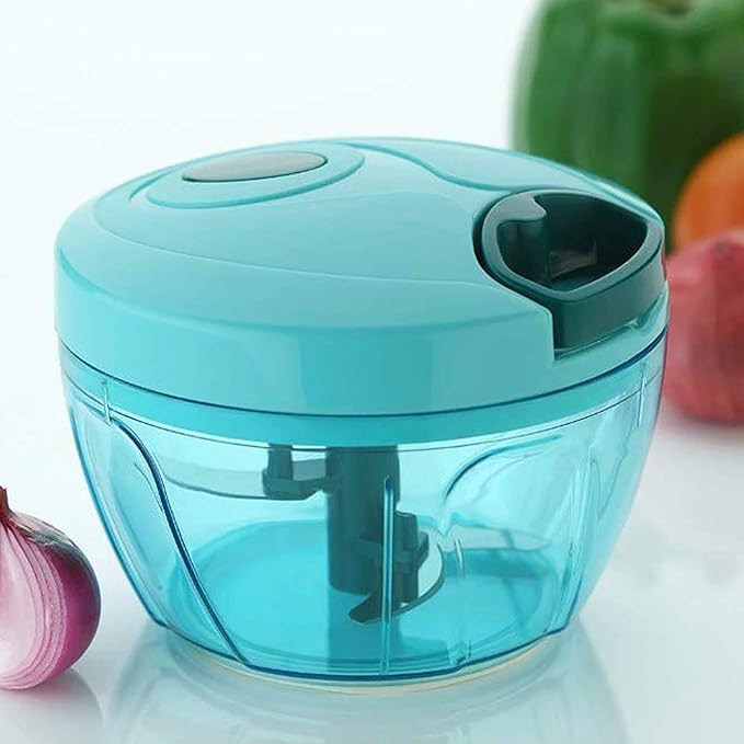 Pro Kitchen Chopper — 3-Blade Onion & Vegetable Cutter with 500ml Container