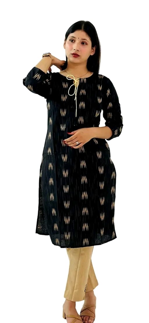 HyprFLOW™ Kurti with Pant & Dupatta — Green | Women's Luxury Kurta Set