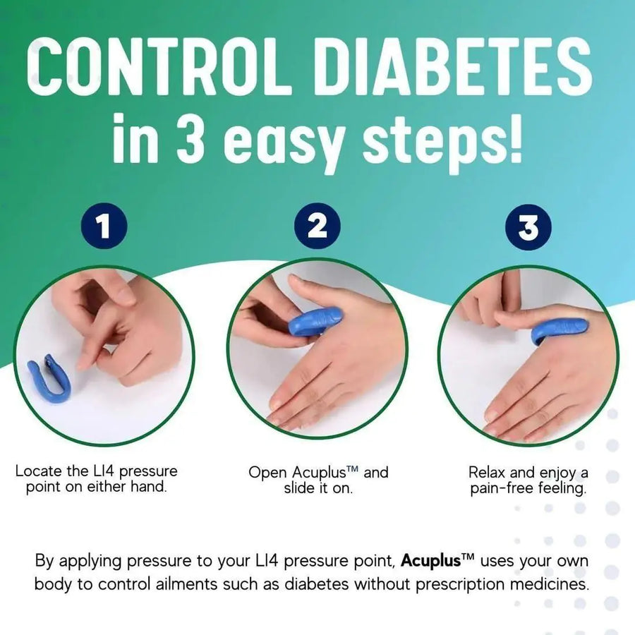 LI4 Acupressure Clip for Sugar Control — Natural Blood Sugar Support