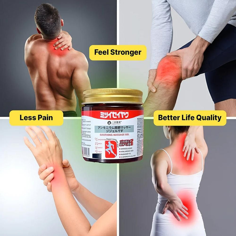 Soothing Pain Relief Massage Gel — Fast-Acting Formula | Pack of 2