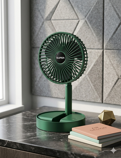 ArcticBreeze Mini Air Cooler & Desk Fan – Portable USB Personal Air Cooler