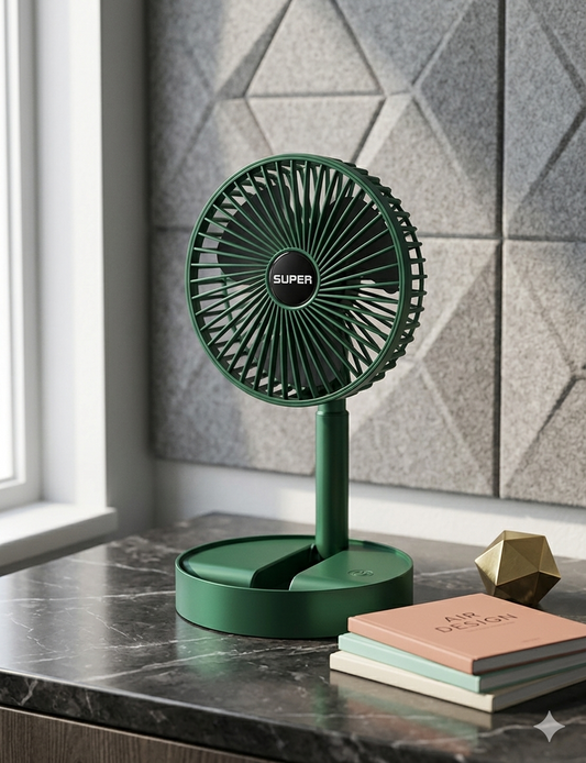 ArcticBreeze Mini Air Cooler & Desk Fan – Portable USB Personal Air Cooler