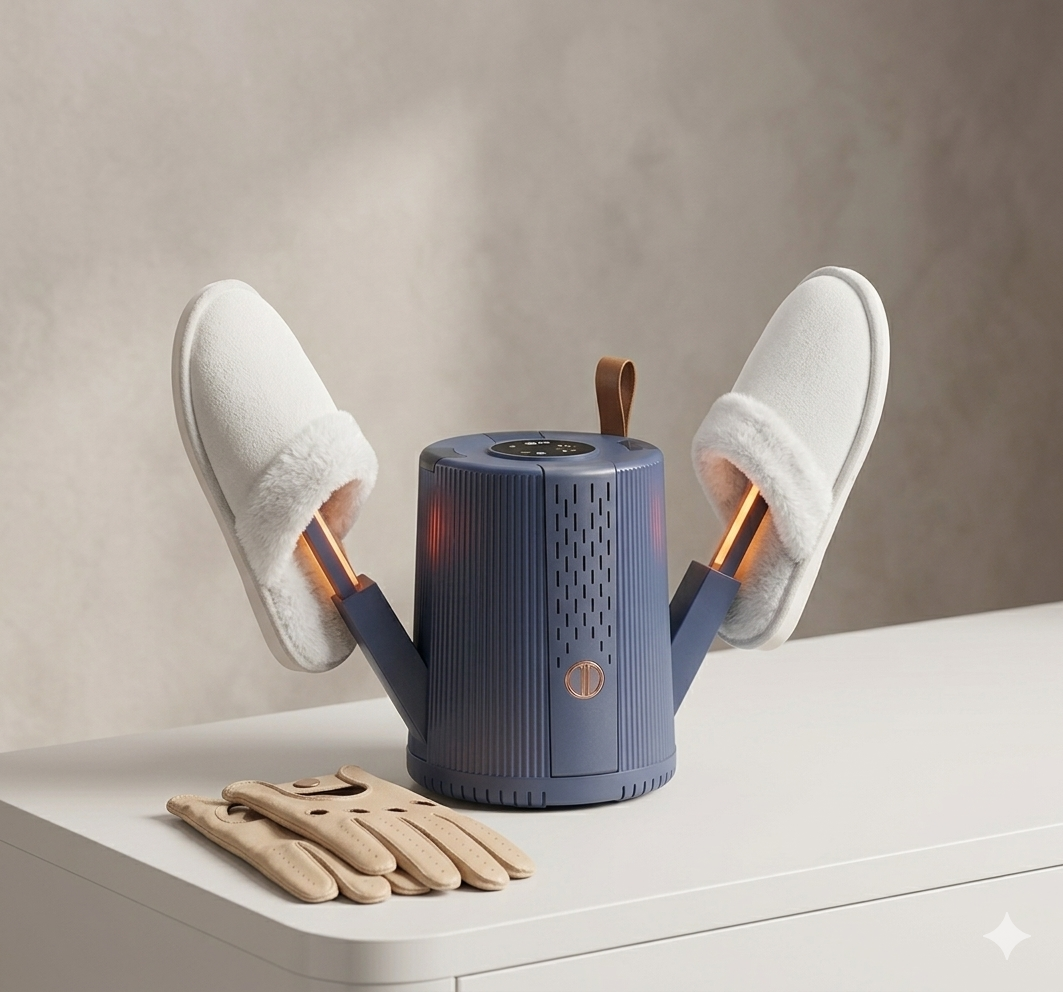 DrySole Pro Electric Shoe Dryer & Sock Dryer – Foldable Portable Boot & Footwear Dryer