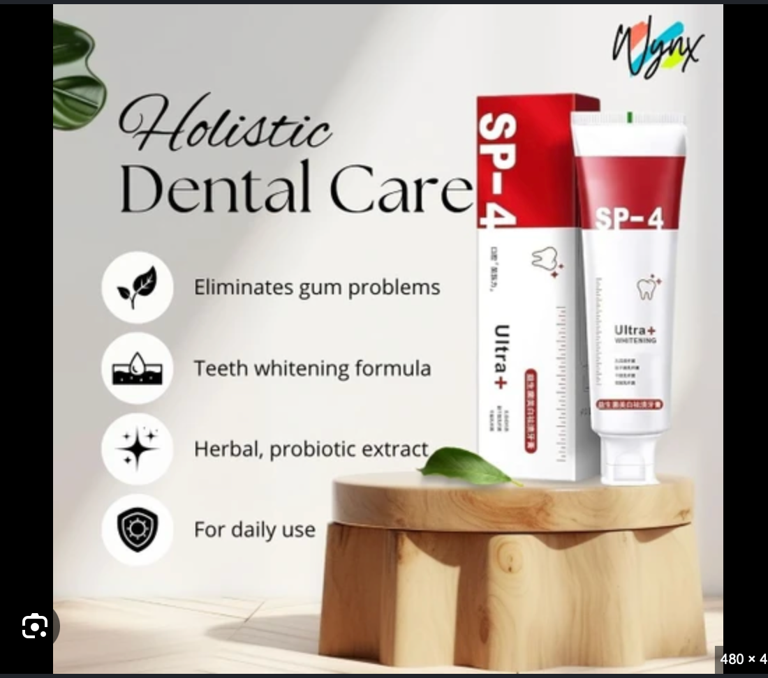 Probiotic Ultra Whitening Toothpaste – Pack of 2 | Whiter Teeth in 7 Days