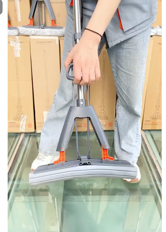FlexMop Pro Foldable Squeeze Mop – Floor Cleaning Mop & Wiper for Home, Kitchen & Office