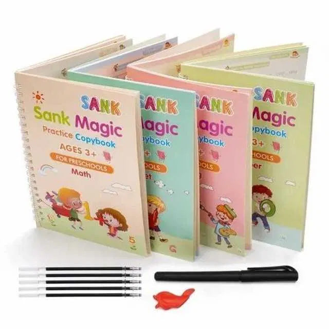 Magic Practice Copybook for Kids – Reusable Writing Practice Book for Alphabets, Numbers & Maths