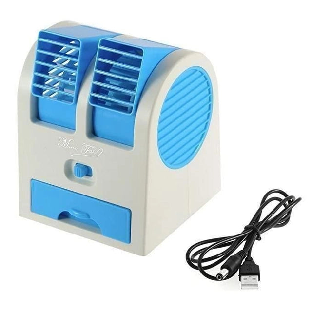 3-in-1 Portable Mini Air Cooler, Humidifier & Purifier – Personal Desktop Air Conditioner