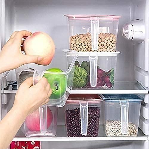 NestBasket Pro Kitchen Storage Basket – Unbreakable Stackable Pantry Basket Pack of 6