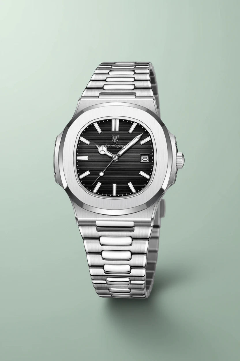 Luxury Stainless Steel Watch
