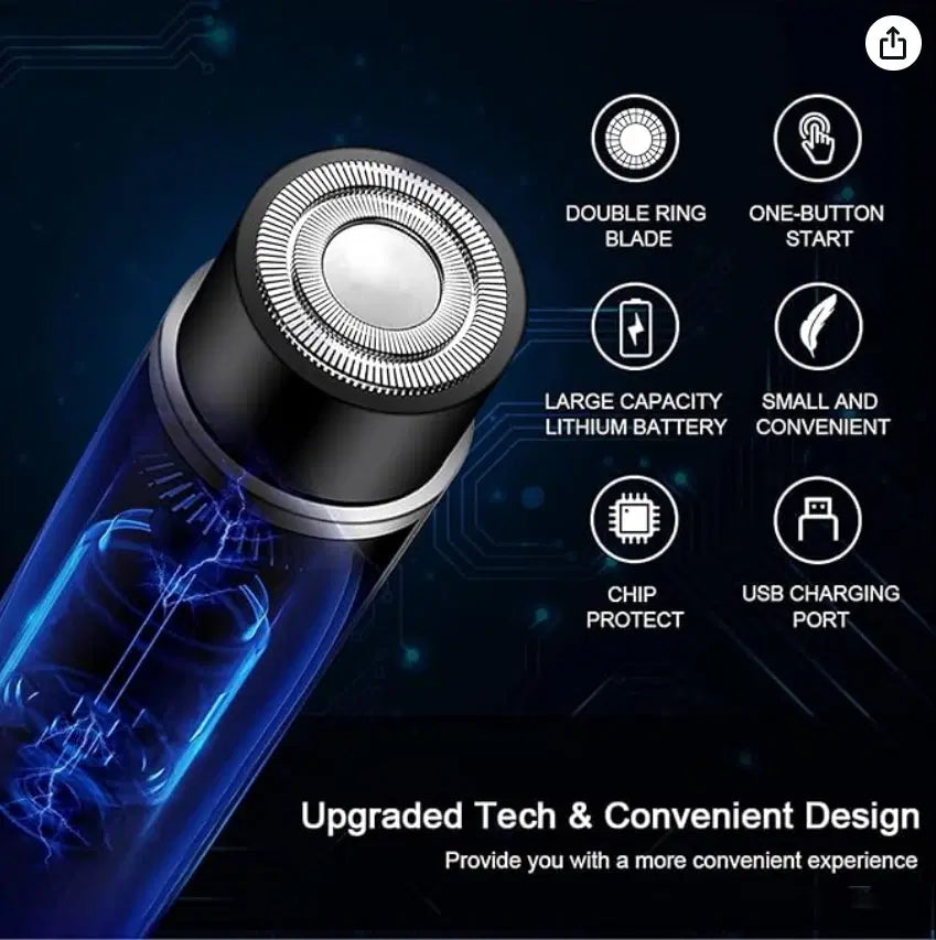 Mini Pocket Electric Trimmer for Men – Sharp, Sleek & Travel-Ready