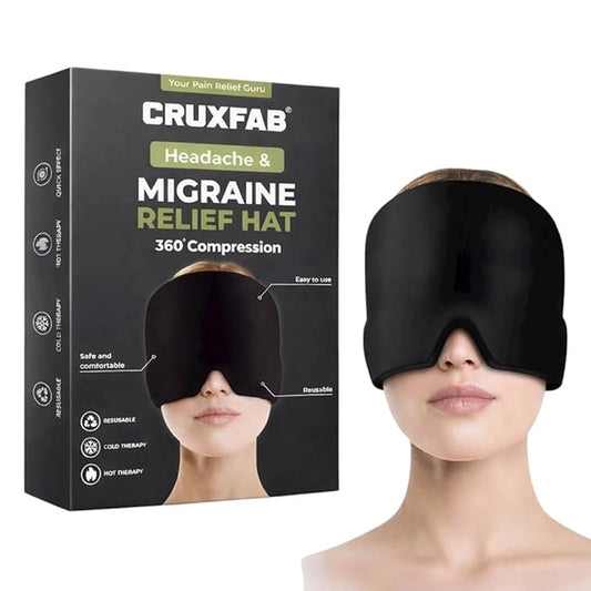 Migraine Relief Cap – Hot & Cold Therapy for Men & Women