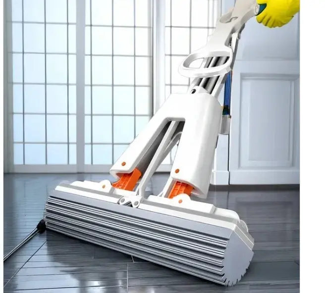 FlexMop Pro Foldable Squeeze Mop – Floor Cleaning Mop & Wiper for Home, Kitchen & Office