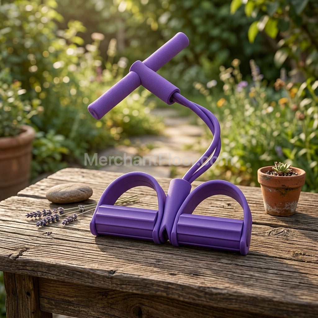 FlexPull Pro Resistance Band & Yoga Band – Pedal Fitness Puller for Stretching & Home Gym
